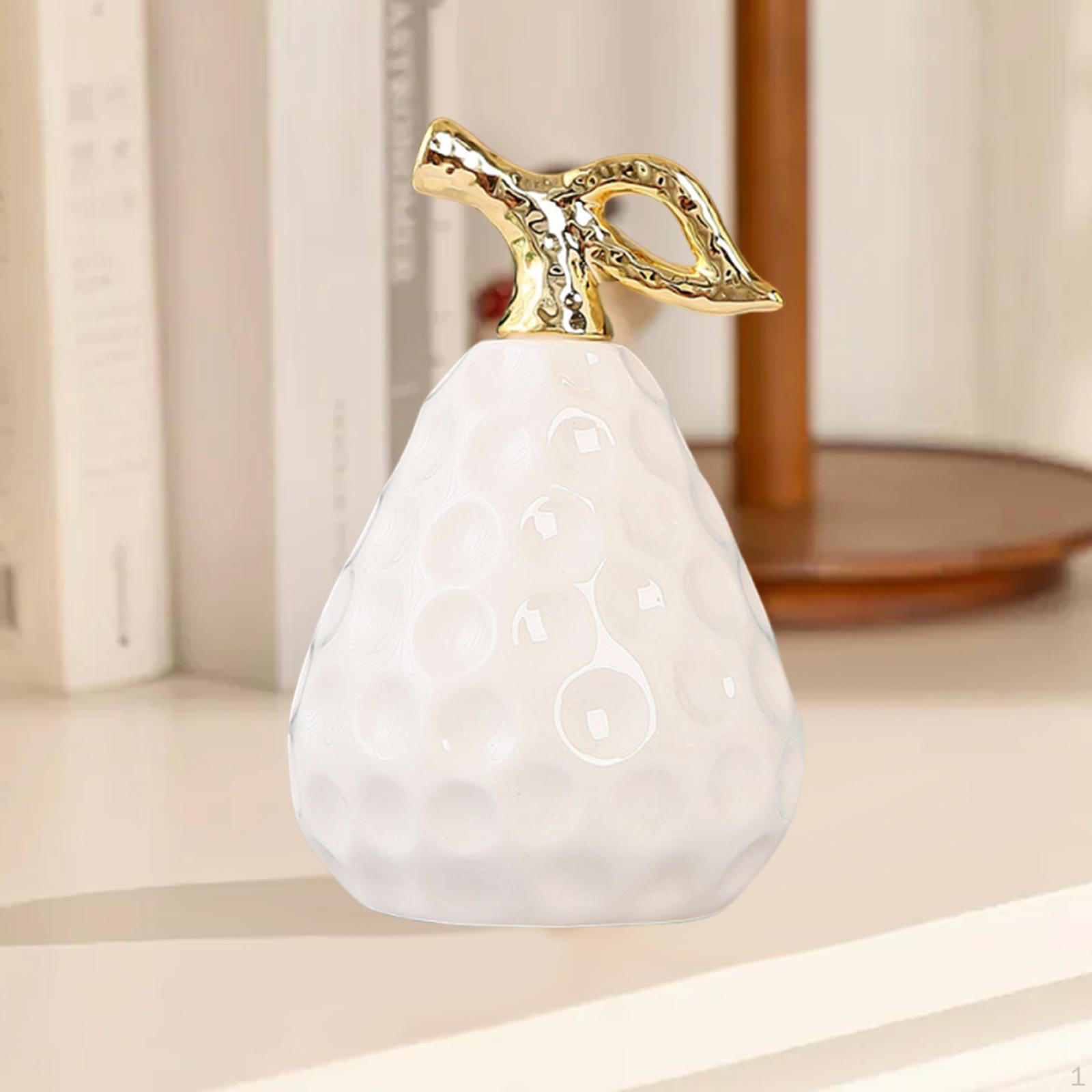 Pear Statue Artificial Fruit Sculpture Collectible Gift Ceramic Figure Modern Art Ornament for белый
Pear Statue Artificial Fruit Sculpture Collectible Gift Ceramic Figure Modern Art Ornament for белый