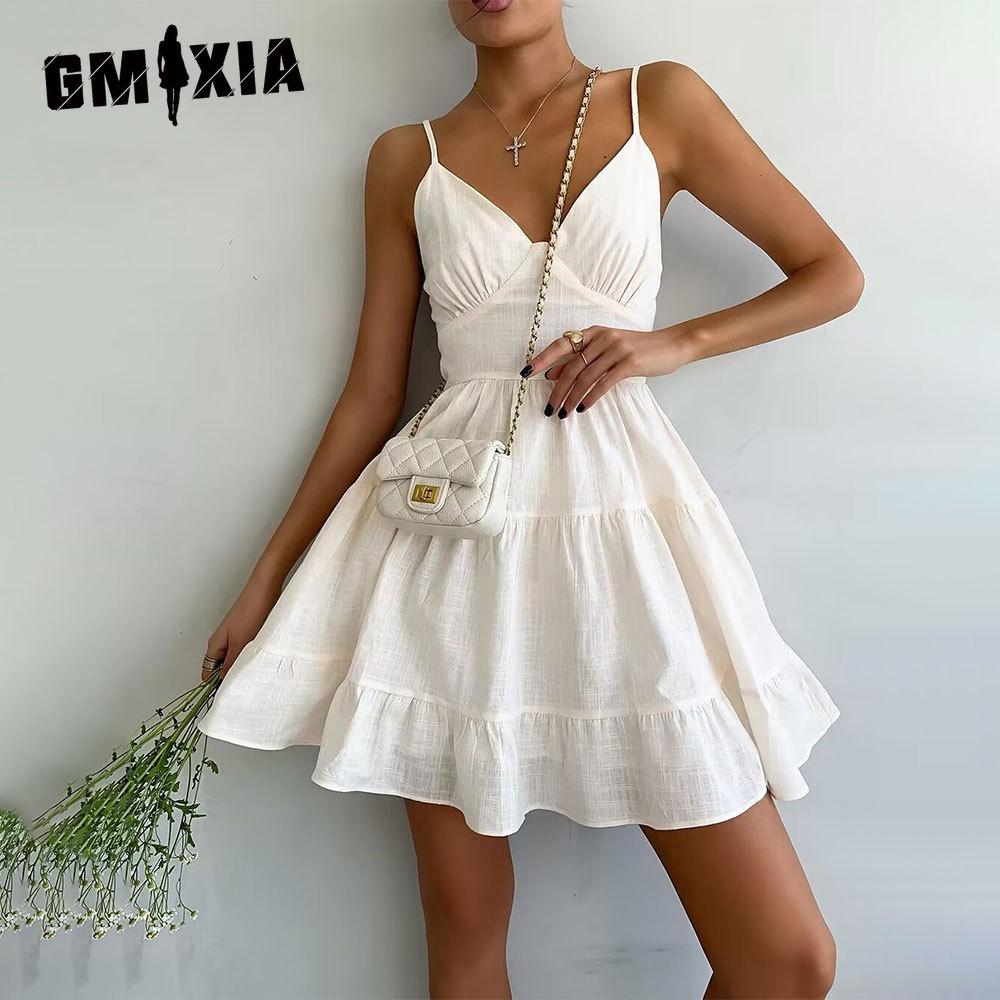 GMXIA Women s Linen Halter Dress Summer Sleeveless Sexy Slim Back Range Hottie Halter Dresses
GMXIA Women s Linen Halter Dress Summer Sleeveless Sexy Slim Back Range Hottie Halter Dresses