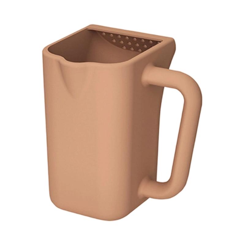 Мягкий ковшик для мытья головы младенца с эргономичной ручкой, точным контролем потока воды, аксессуары для купания ребенка светло-коричневого
Мягкий ковшик для мытья головы младенца с эргономичной ручкой, точным контролем потока воды, аксессуары для купания ребенка светло-коричневого