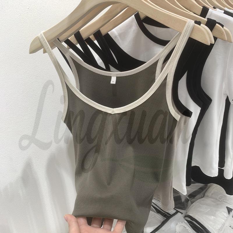 Summer Slim Fit V-Neck Color Block Camisole - Women s Sleeveless Hot Girl Style Extra Large
Summer Slim Fit V-Neck Color Block Camisole - Women s Sleeveless Hot Girl Style Extra Large