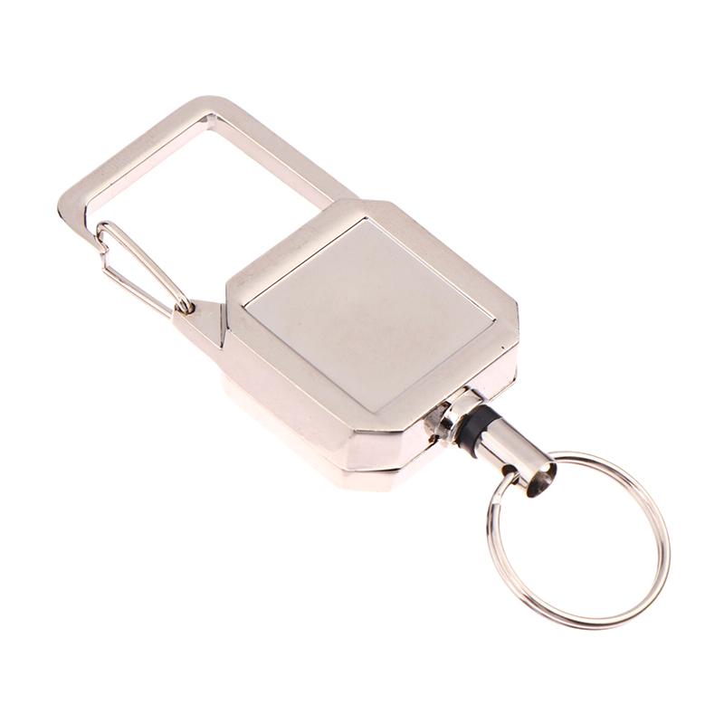 Outdoor Automatic Retractable Wire Rope Luya Keychain Clip Pull Recoil Sporty Keyring Anti Lost Id Card Holder серебряный
Outdoor Automatic Retractable Wire Rope Luya Keychain Clip Pull Recoil Sporty Keyring Anti Lost Id Card Holder серебряный