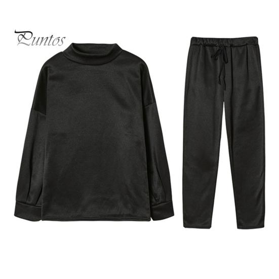 Женский комплект из 2 предметов: топ и брюки, высокий воротник, длинные рукава, однотонная толстовка, эластичный пояс на шнурке, свободные брюки, спортивный наряд, осень-весна L чёрный
Женский комплект из 2 предметов: топ и брюки, высокий воротник, длинные рукава, однотонная толстовка, эластичный пояс на шнурке, свободные брюки, спортивный наряд, осень-весна L чёрный