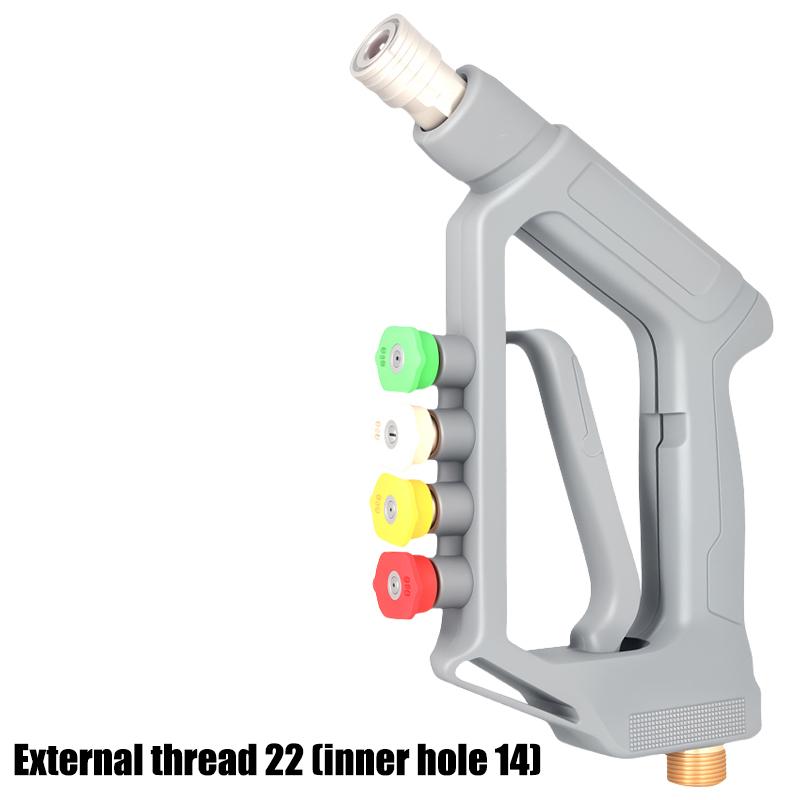 High Pressure Car Wash Gun Stainless Steel One - Piece Pipe All - Copper Valve 1/4 Quick - Connect New Launch Durable for Cleani
High Pressure Car Wash Gun Stainless Steel One - Piece Pipe All - Copper Valve 1/4 Quick - Connect New Launch Durable for Cleani