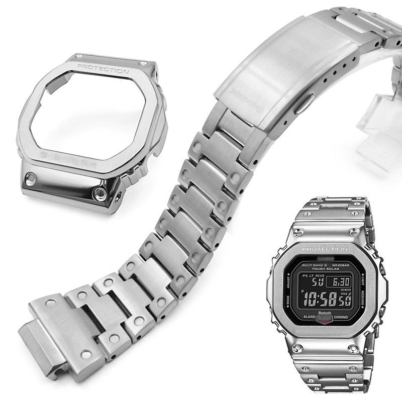 Stainless Steel Watch Band Replacement+Watch Cover for Casio G-SHOCK GW-5000/5035/DW5600 Silver
Stainless Steel Watch Band Replacement+Watch Cover for Casio G-SHOCK GW-5000/5035/DW5600 Silver