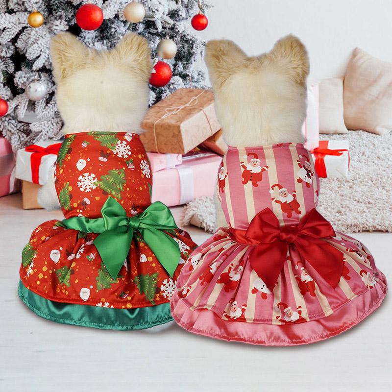 1PC Small Dog Clothes Xmas Tree Printed Dog Dresses Santa Claus Princess Dress Fancy Polyester Bowknot Christmas Cosplay Elk M
1PC Small Dog Clothes Xmas Tree Printed Dog Dresses Santa Claus Princess Dress Fancy Polyester Bowknot Christmas Cosplay Elk M