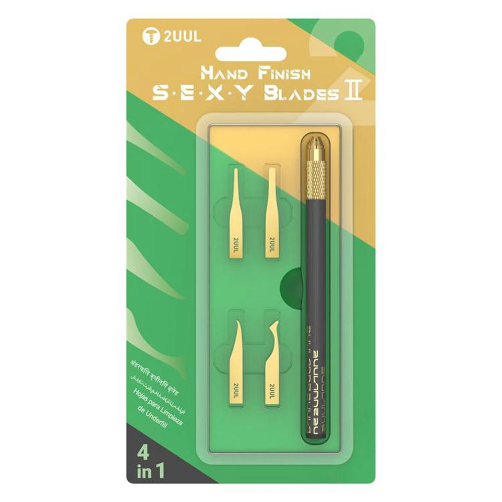 2UUL DA61 4 in 1 Blade Set CPU NAND Separation IC Glue Removal Blade Kit
2UUL DA61 4 in 1 Blade Set CPU NAND Separation IC Glue Removal Blade Kit