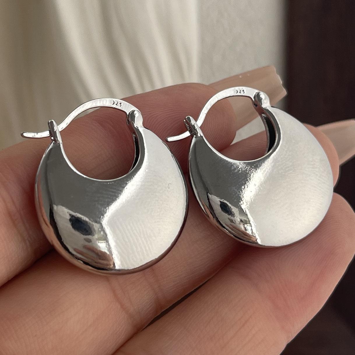 Серьги-кольца из стерлингового серебра 925 пробы Винтажные Для женщин Модные Простые Золотые Крупный Шар Серьги Украшения Предотвращение Аллергии Вечерние Аксессуары
Серьги-кольца из стерлингового серебра 925 пробы Винтажные Для женщин Модные Простые Золотые Крупный Шар Серьги Украшения Предотвращение Аллергии Вечерние Аксессуары