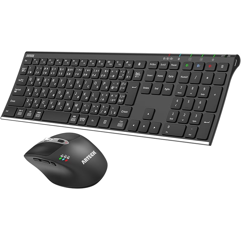 Arteck Bluetooth keyboard mouse set multi pairing Type-C can connect to three devices at the same time rechargeable full size bluetooth keyboard
Arteck Bluetooth keyboard mouse set multi pairing Type-C can connect to three devices at the same time rechargeable full size bluetooth keyboard