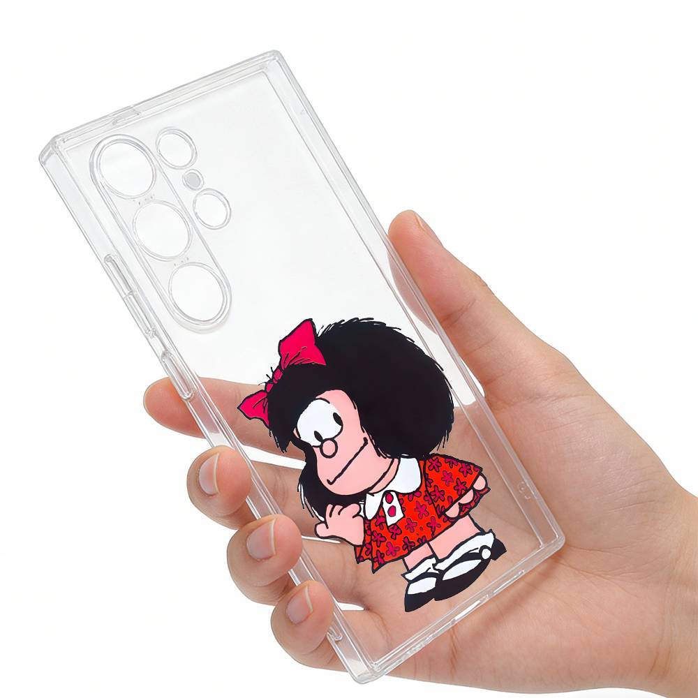 Funny Girl M-Mafalda Phone Case For Samsung S25,S24,S21,S22,S23,S20,Ultra,Plus,lite,fe,5G Transparent Cover Samsung S25ULTRA
Funny Girl M-Mafalda Phone Case For Samsung S25,S24,S21,S22,S23,S20,Ultra,Plus,lite,fe,5G Transparent Cover Samsung S25ULTRA