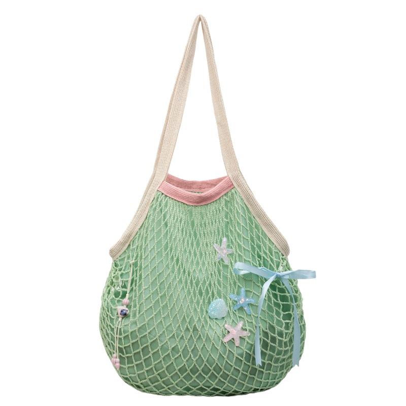 Korean version of small fresh hollow bag women s new fashionable versatile shopping bag light casual tote bag beach bag зелений
Korean version of small fresh hollow bag women s new fashionable versatile shopping bag light casual tote bag beach bag зелений