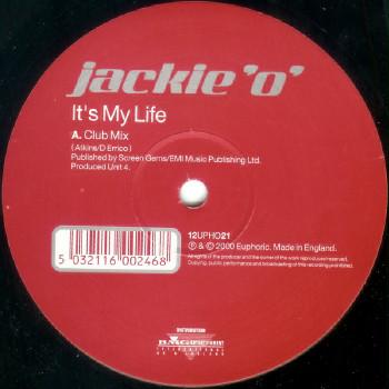 12inch Record JACKIE O - It s My Life / I Try 12UPHO21 Euphoric 2000 UK Dance & Electronica Used
12inch Record JACKIE O - It s My Life / I Try 12UPHO21 Euphoric 2000 UK Dance & Electronica Used