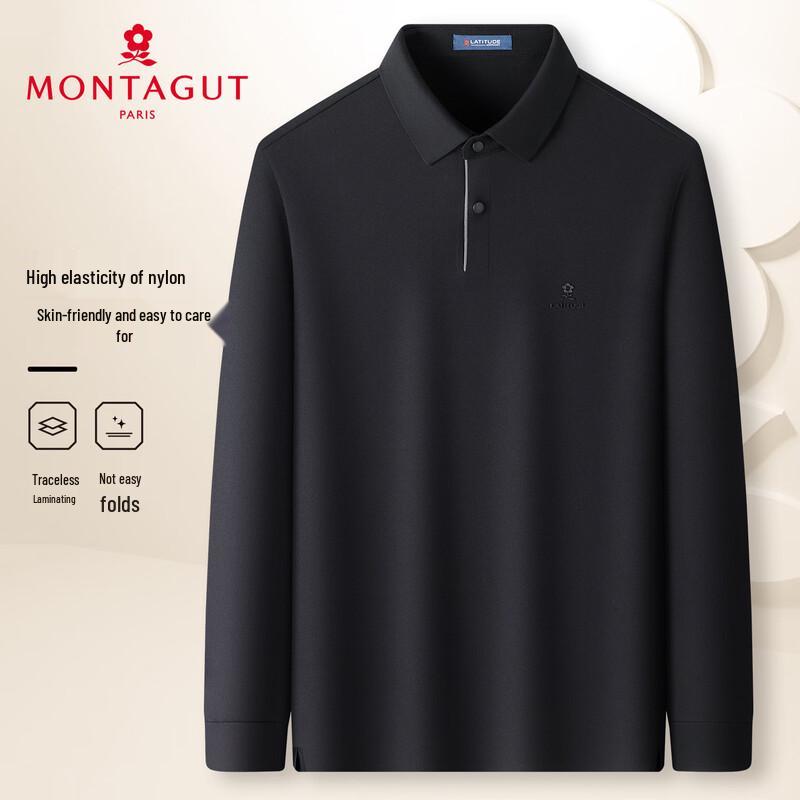 MONTAGUT Men s Long-Sleeve Nylon Blend Polo Shirt 52
MONTAGUT Men s Long-Sleeve Nylon Blend Polo Shirt 52