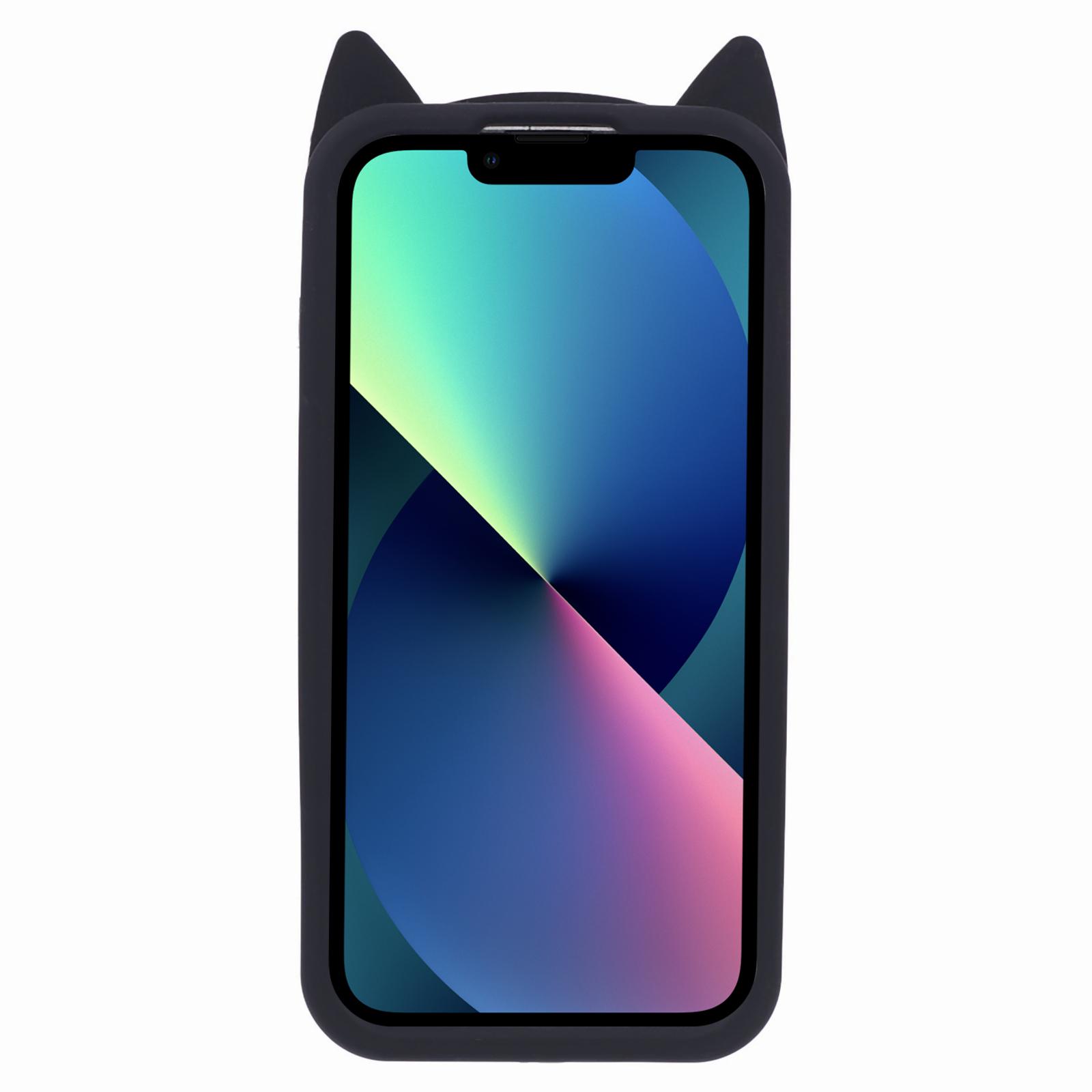 For iPhone 13 Smartphone Case 3D Moustache Cat Shockproof Silicone Cell Phone Cover Pink
For iPhone 13 Smartphone Case 3D Moustache Cat Shockproof Silicone Cell Phone Cover Pink