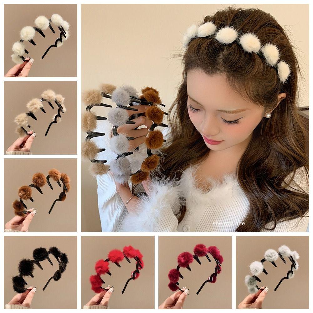 Non-Slip Wave Hairball Headband Women Hair Hoop Face Wash Hairband Cute Plastic Hair Band Student чорний
Non-Slip Wave Hairball Headband Women Hair Hoop Face Wash Hairband Cute Plastic Hair Band Student чорний