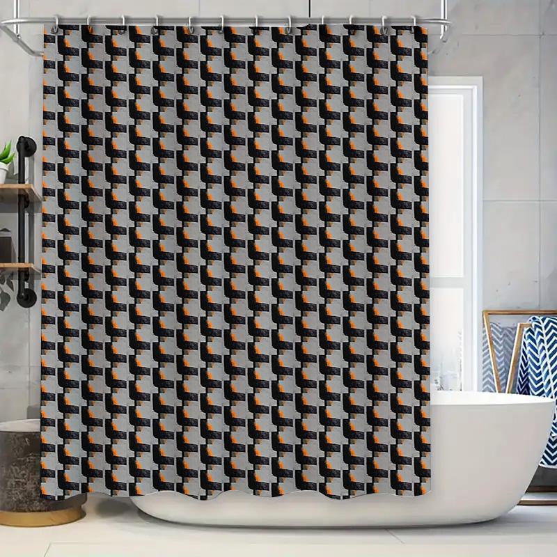Shower Curtain Modern Abstract Geometric Pattern Waterproof Bathroom Decor Quick Dry Fabric Liner W60H190(CM)-1 Pcs
Shower Curtain Modern Abstract Geometric Pattern Waterproof Bathroom Decor Quick Dry Fabric Liner W60H190(CM)-1 Pcs