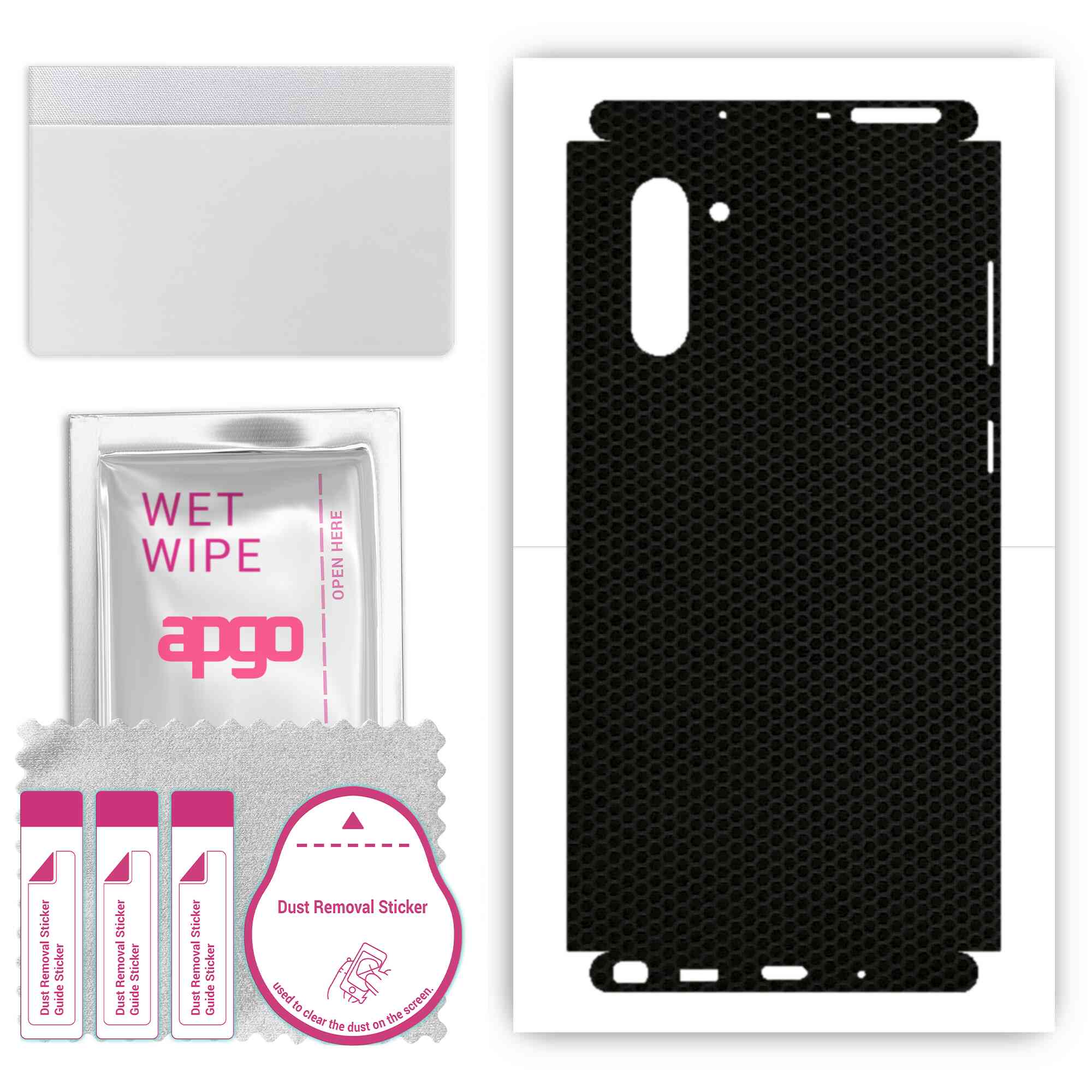 apgo Protective Skin Sticker for the back+sides compatible with Samsung Galaxy Note 10, Full Wrap Film, Foil, Vinyl - Pattern Matrix
apgo Protective Skin Sticker for the back+sides compatible with Samsung Galaxy Note 10, Full Wrap Film, Foil, Vinyl - Pattern Matrix