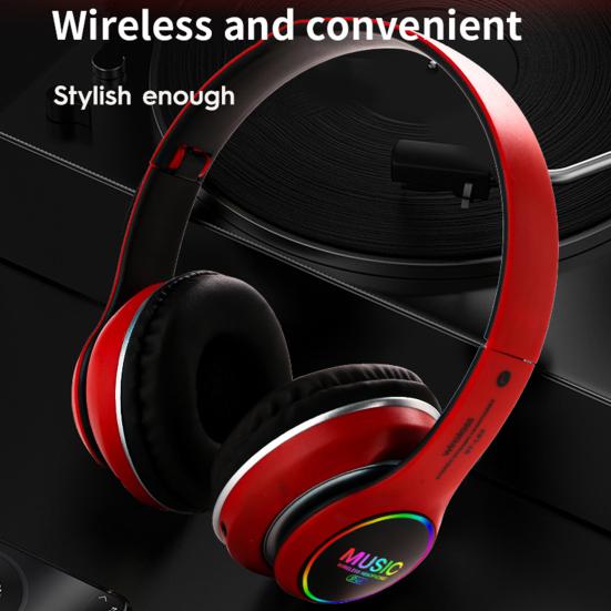 ST-L63 Складная беспроводная Bluetooth-совместимая стереогарнитура 5.0 со светодиодной подсветкой микрофона красный
ST-L63 Складная беспроводная Bluetooth-совместимая стереогарнитура 5.0 со светодиодной подсветкой микрофона красный
