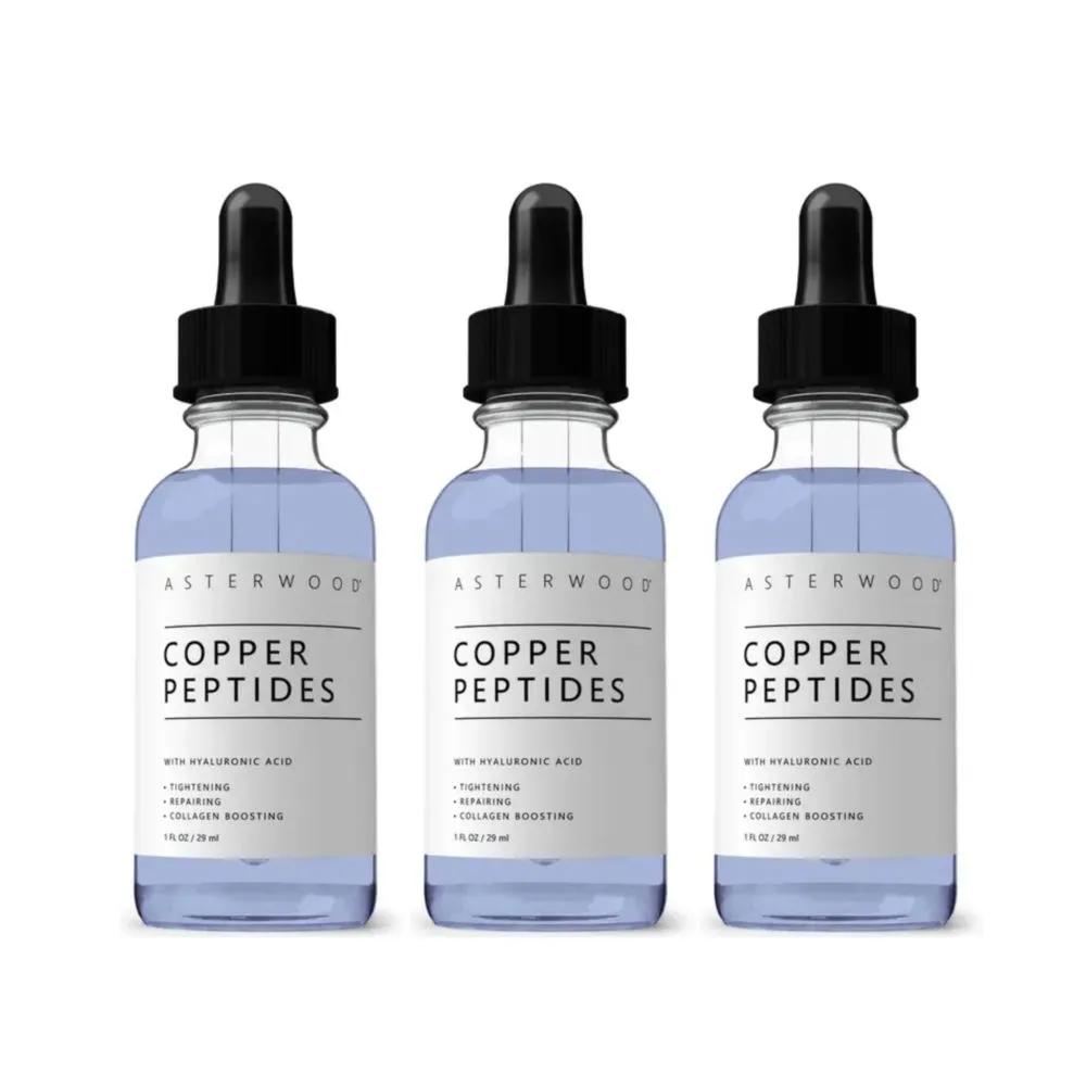Asterwood Copper Peptides 1oz 29ml x3
Asterwood Copper Peptides 1oz 29ml x3