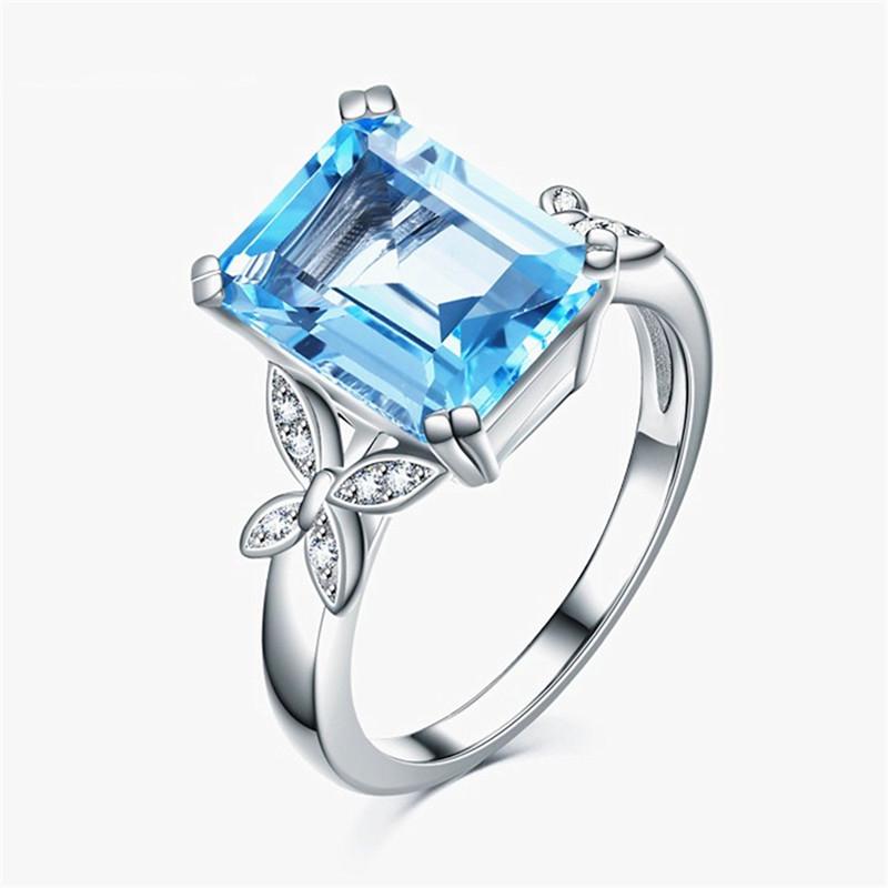 Buyee 925 Sterling Silver Big Stone Ring Light Blue Crystal Sweet Ring Finger for Woman Fashion Wedding Fine Jewelry Circle 8
Buyee 925 Sterling Silver Big Stone Ring Light Blue Crystal Sweet Ring Finger for Woman Fashion Wedding Fine Jewelry Circle 8