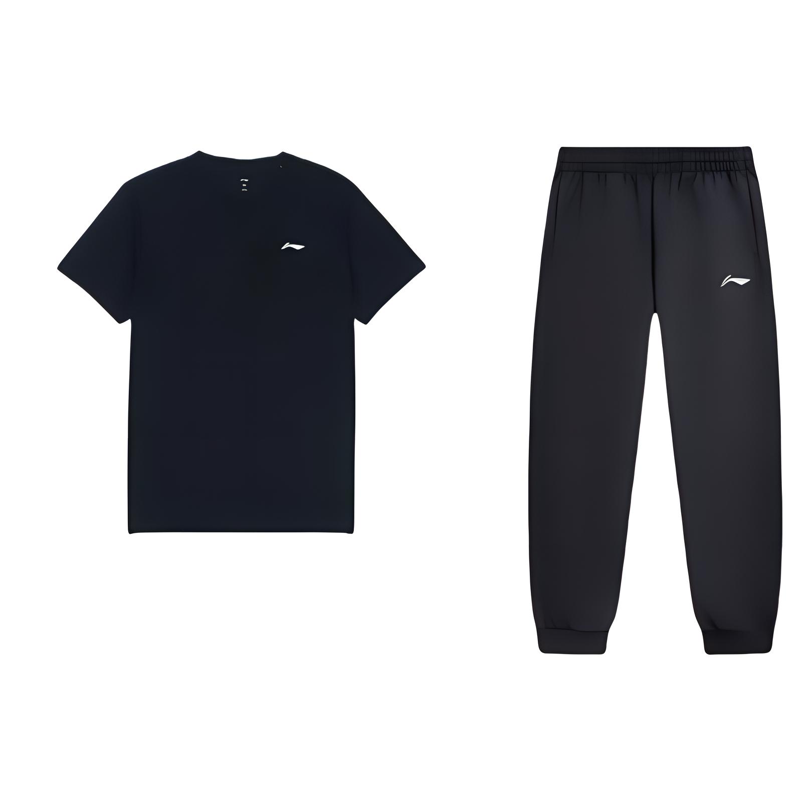 Li Ning Logo Quick-Dry Breathable Stretch Training Short Sleeve T-Shirt And Breathable Durable Pants Casual Sports Set AKLU991-1+ATSS463-1 XXXL
Li Ning Logo Quick-Dry Breathable Stretch Training Short Sleeve T-Shirt And Breathable Durable Pants Casual Sports Set AKLU991-1+ATSS463-1 XXXL