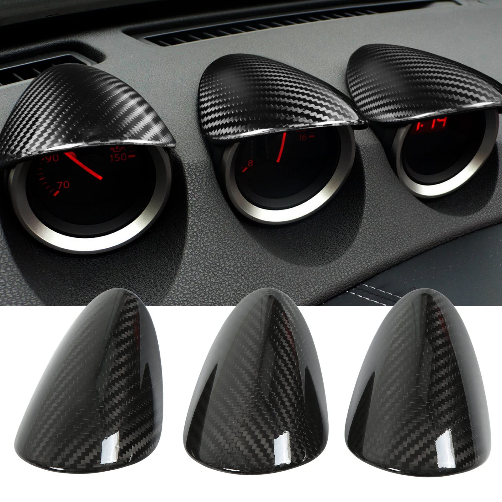 Akozon Carbon Fiber Dashboard Gauge Cover Car Interior Accessories for 370Z Z34 Coupe LHD Decoration, 2-Door 2009-2020 (Upper)
Akozon Carbon Fiber Dashboard Gauge Cover Car Interior Accessories for 370Z Z34 Coupe LHD Decoration, 2-Door 2009-2020 (Upper)