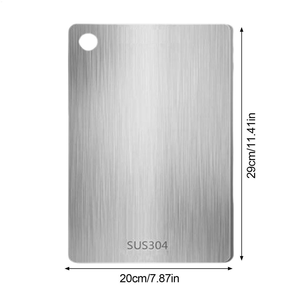 1PC Titanium Cutting Board Double-Sided 304 Stainless Steel Chopping Board Easy Grip Baking Board For Countertop Kitchen Tool
1PC Titanium Cutting Board Double-Sided 304 Stainless Steel Chopping Board Easy Grip Baking Board For Countertop Kitchen Tool