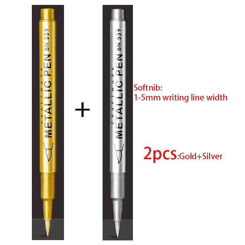 Металлический хайлайтер и набор маркеров-красок Золотой/Серебряный Водостойкие ручки для подписей, художественных контуров и DIY-поделок Soft nib разноцветный
Металлический хайлайтер и набор маркеров-красок Золотой/Серебряный Водостойкие ручки для подписей, художественных контуров и DIY-поделок Soft nib разноцветный