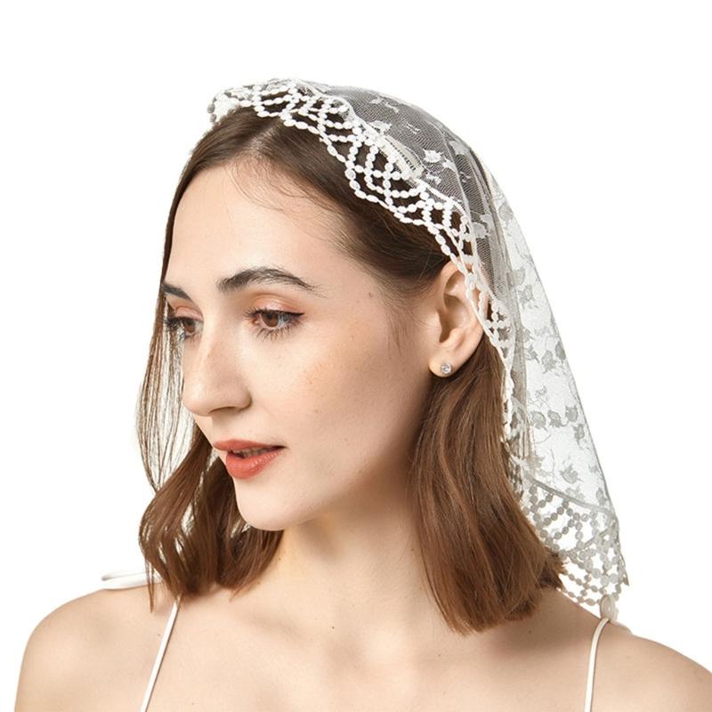 Lace Mass Veil Headscarf for Church Attendance Mantilla Veil Lace Head Covering Rose Flower Veil for Worship Service белый
Lace Mass Veil Headscarf for Church Attendance Mantilla Veil Lace Head Covering Rose Flower Veil for Worship Service белый