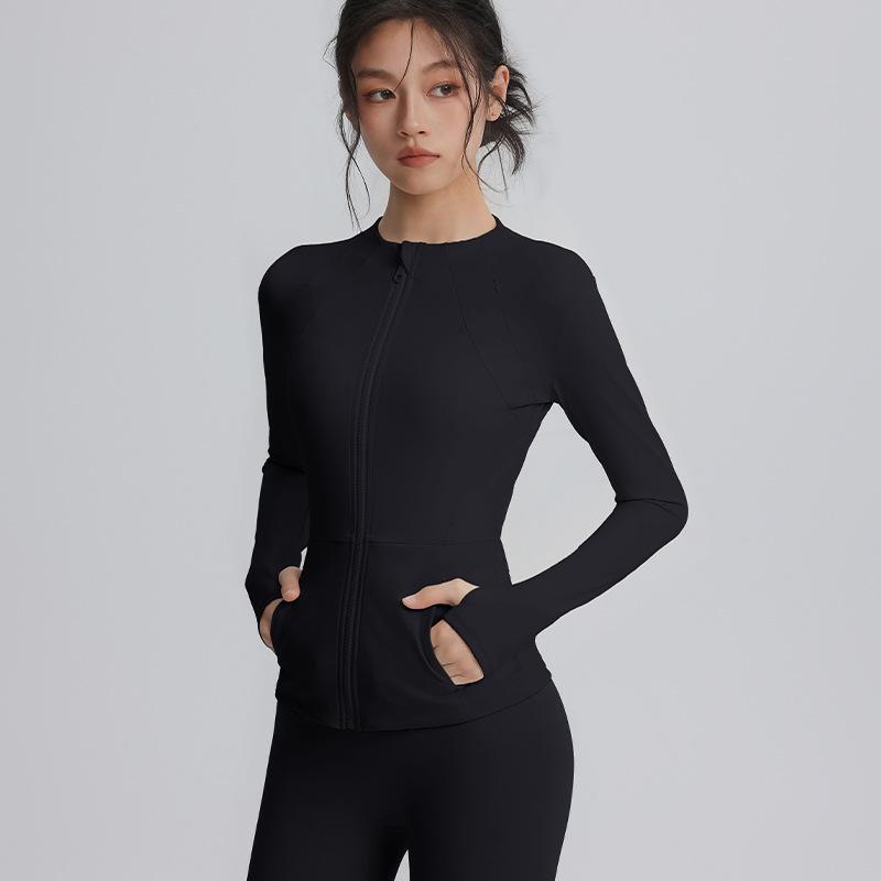 Slim Fit Stand Collar Long Sleeve Quick-Dry Zipper Sports Top Small
Slim Fit Stand Collar Long Sleeve Quick-Dry Zipper Sports Top Small