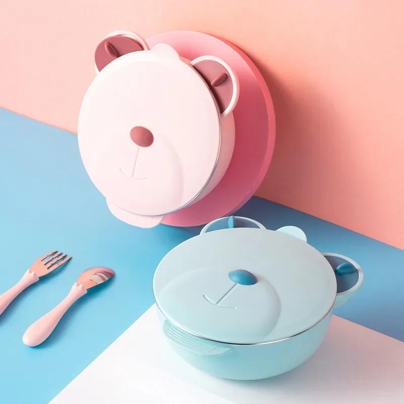 Children Cutlery Insulation Feeding Dinner Plate Lunch Box Baby Tableware Portable Suction Stainless Steel Bowl Kids Bento Box
Children Cutlery Insulation Feeding Dinner Plate Lunch Box Baby Tableware Portable Suction Stainless Steel Bowl Kids Bento Box