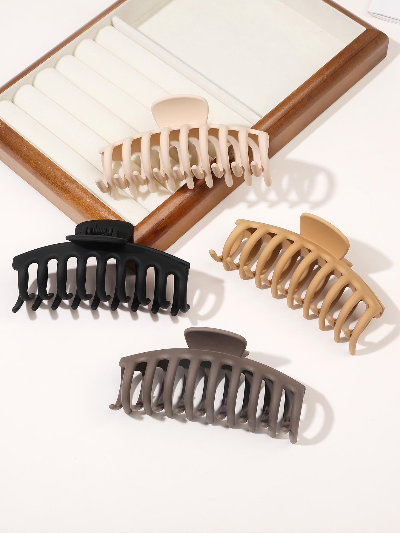 Large Claw Clips For Thick Hair , Girls Big Hair Clips Claw, Matte Claw Clips, Neutral Hair Clips 4 Pack Size fits all
Large Claw Clips For Thick Hair , Girls Big Hair Clips Claw, Matte Claw Clips, Neutral Hair Clips 4 Pack Size fits all