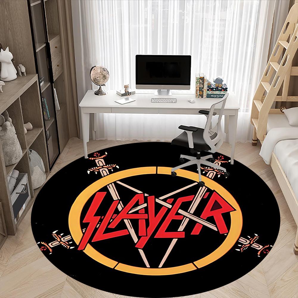 1pc Slayer Band LogoChair Carpet for Office, Non-slip, Soft and Durable Office Rug, Perfect for Office yy250925252 80cm by 80cm
1pc Slayer Band LogoChair Carpet for Office, Non-slip, Soft and Durable Office Rug, Perfect for Office yy250925252 80cm by 80cm