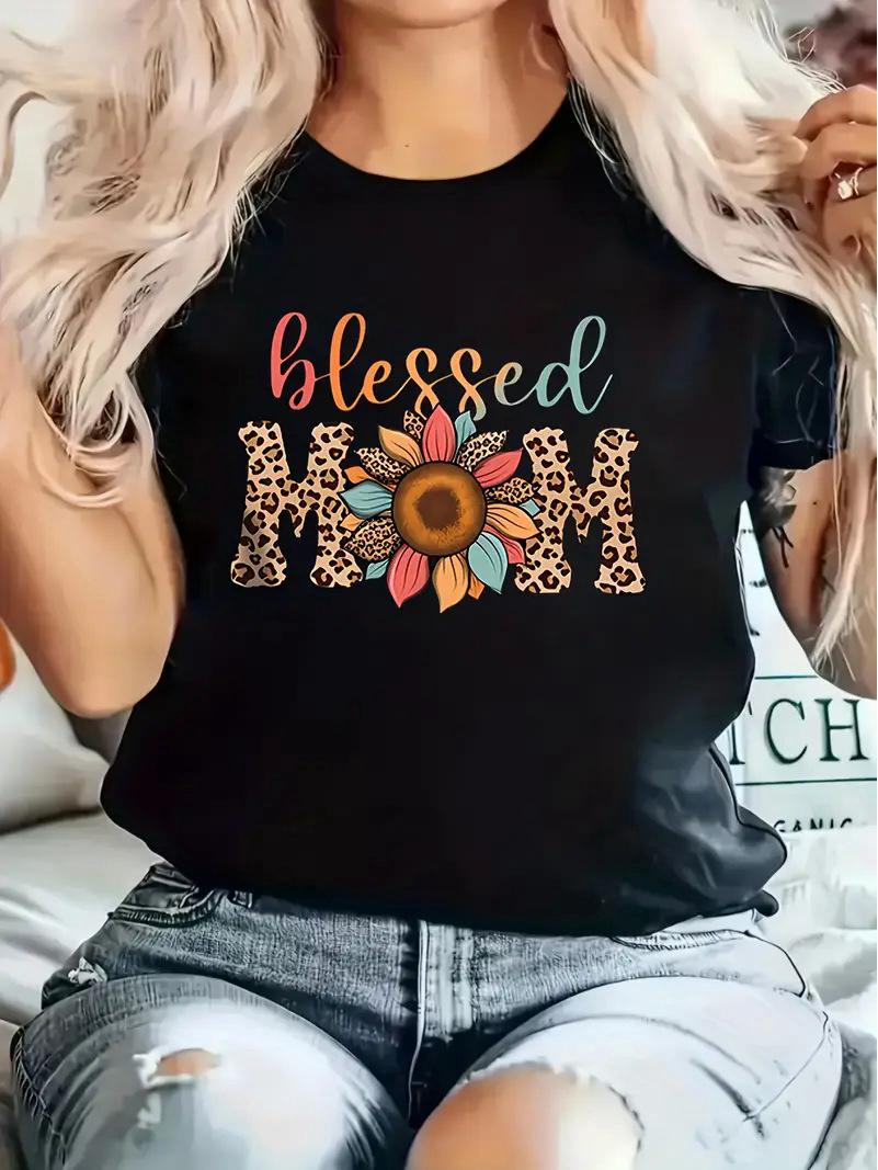 Women s Mother s Day Round Neck Short-Sleeved Top - European and American Style Gift. Small
Women s Mother s Day Round Neck Short-Sleeved Top - European and American Style Gift. Small