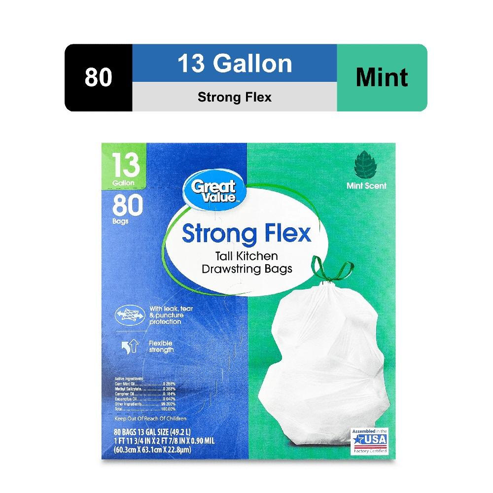 Strong Flex Mint Scented 13 Gallon Kitchen Drawstring Trash Bags 80 Count Leak Tear Puncture Protection Household Cleaning United States
Strong Flex Mint Scented 13 Gallon Kitchen Drawstring Trash Bags 80 Count Leak Tear Puncture Protection Household Cleaning United States