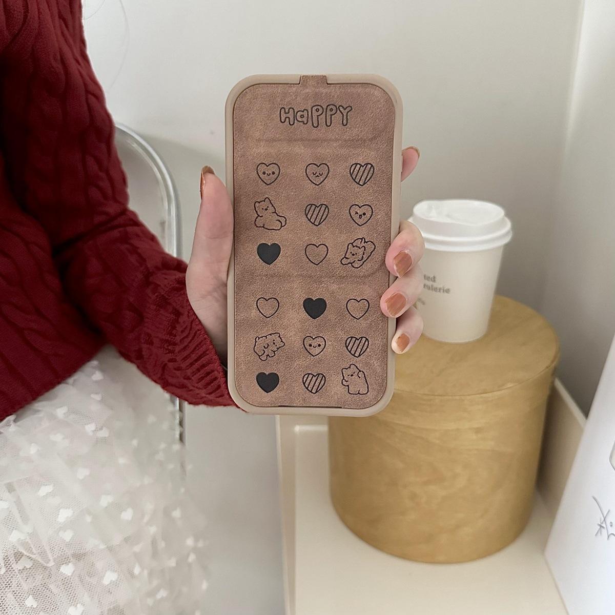 Cartoon Full-screen Heart-shaped Bear Magnetic Flip Cover Folding Stand 16promax Apple 15 Phone Case 14 iPhone 16
Cartoon Full-screen Heart-shaped Bear Magnetic Flip Cover Folding Stand 16promax Apple 15 Phone Case 14 iPhone 16