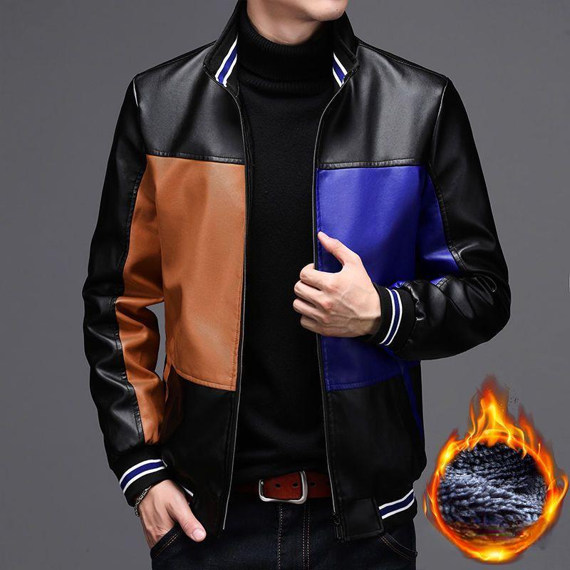 Зимняя мужская мода сплайсированная флисовая толстая теплая куртка куртка мотоциклетные мужские кожаные куртки 4XL синий
Зимняя мужская мода сплайсированная флисовая толстая теплая куртка куртка мотоциклетные мужские кожаные куртки 4XL синий