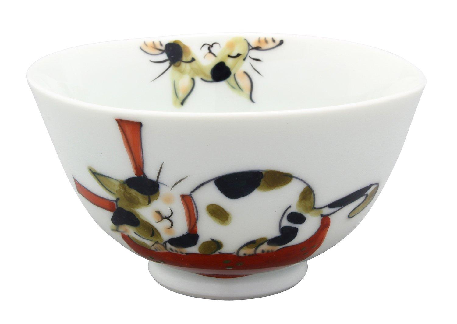 Hasami Tobo Calico Cat rice ware, Ao, cat, bowl, Red, 01-364 красный
Hasami Tobo Calico Cat rice ware, Ao, cat, bowl, Red, 01-364 красный