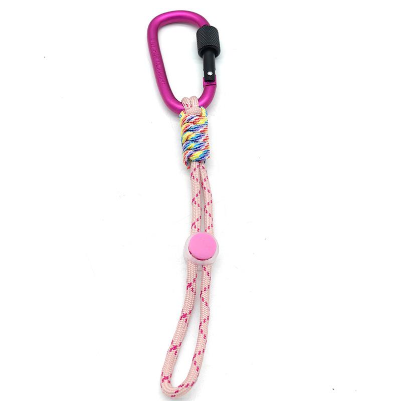 Anti-Theft Color-Block Carabiner with Lock: Secure Outdoor Hook & Paracord Lanyard рожевий
Anti-Theft Color-Block Carabiner with Lock: Secure Outdoor Hook & Paracord Lanyard рожевий