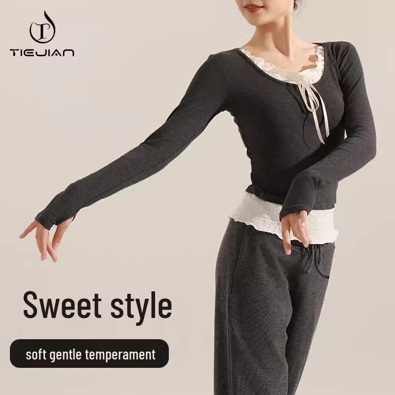 Women s Lace Patchwork Long-Sleeved Dancewear - Slimming Autumn/Winter Body-Shaping Training Top L
Women s Lace Patchwork Long-Sleeved Dancewear - Slimming Autumn/Winter Body-Shaping Training Top L