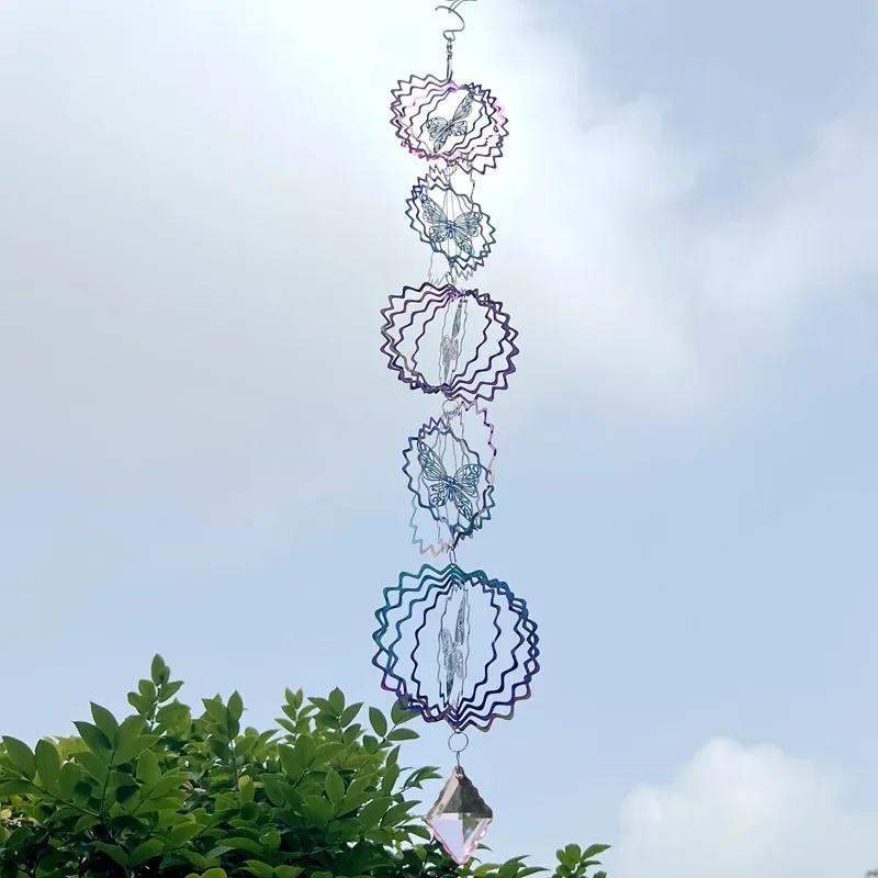 Wind Spinner Mandala Ornament 3D Sliver Metal Geometric Pattern Hanging Chimes Spinners Kinetic Outdoor Garden Yard Indoor Décor
Wind Spinner Mandala Ornament 3D Sliver Metal Geometric Pattern Hanging Chimes Spinners Kinetic Outdoor Garden Yard Indoor Décor
