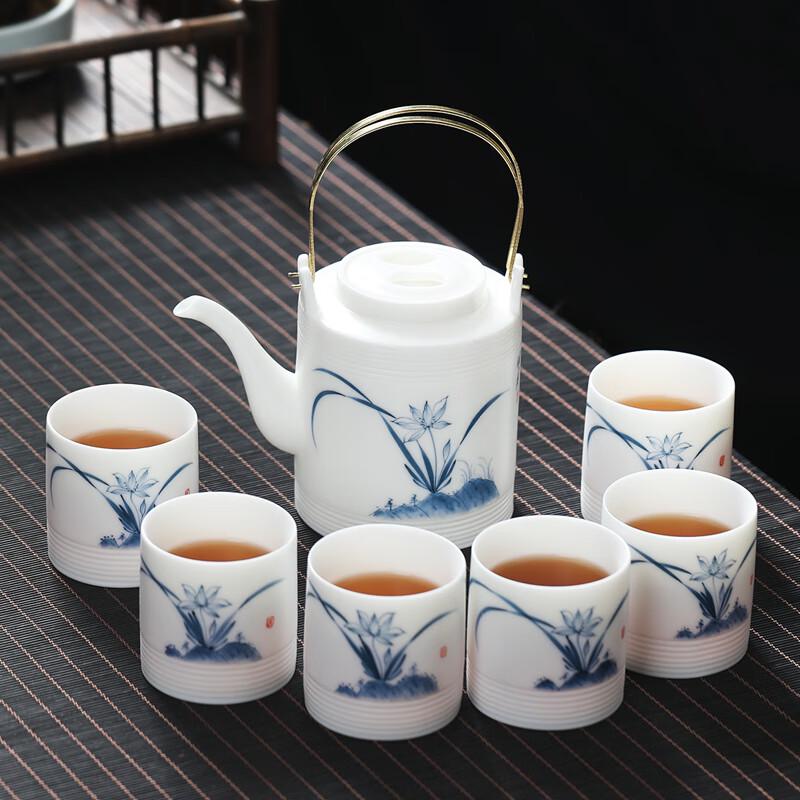 MULTIPOTENT Orchid Series White Jade Porcelain Gongfu Tea Set
MULTIPOTENT Orchid Series White Jade Porcelain Gongfu Tea Set