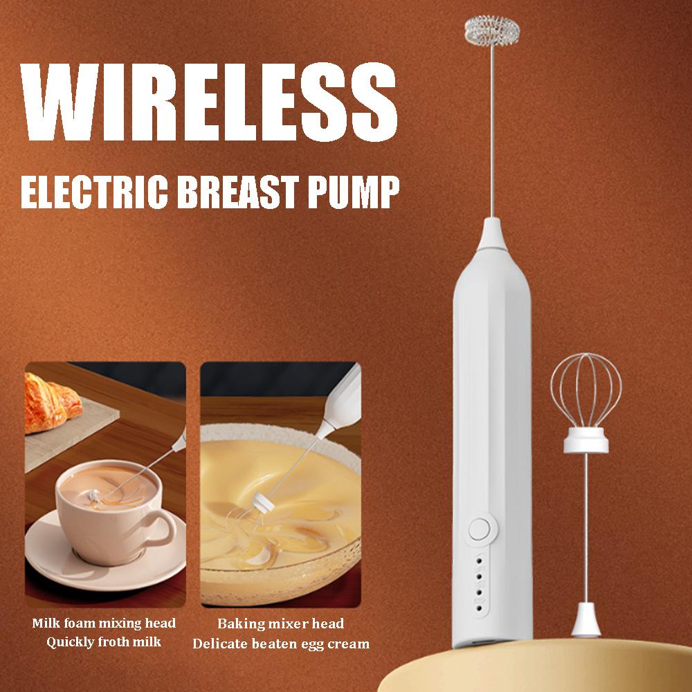 Wireless Electric Milk Frother Whisk Egg Beater USB Rechargeable Handheld Coffee Blender Milk Shaker Mixer Foamer Food Blender
Wireless Electric Milk Frother Whisk Egg Beater USB Rechargeable Handheld Coffee Blender Milk Shaker Mixer Foamer Food Blender
