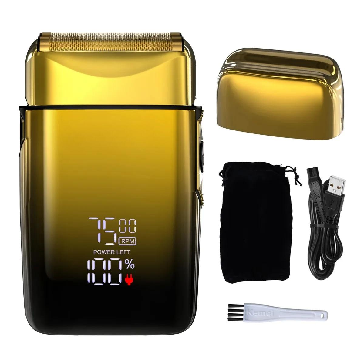 New Shaver LED Display Screen Rechargeable Hair Beard Razor Men Bald Head Reciprocating Shaving machine
New Shaver LED Display Screen Rechargeable Hair Beard Razor Men Bald Head Reciprocating Shaving machine