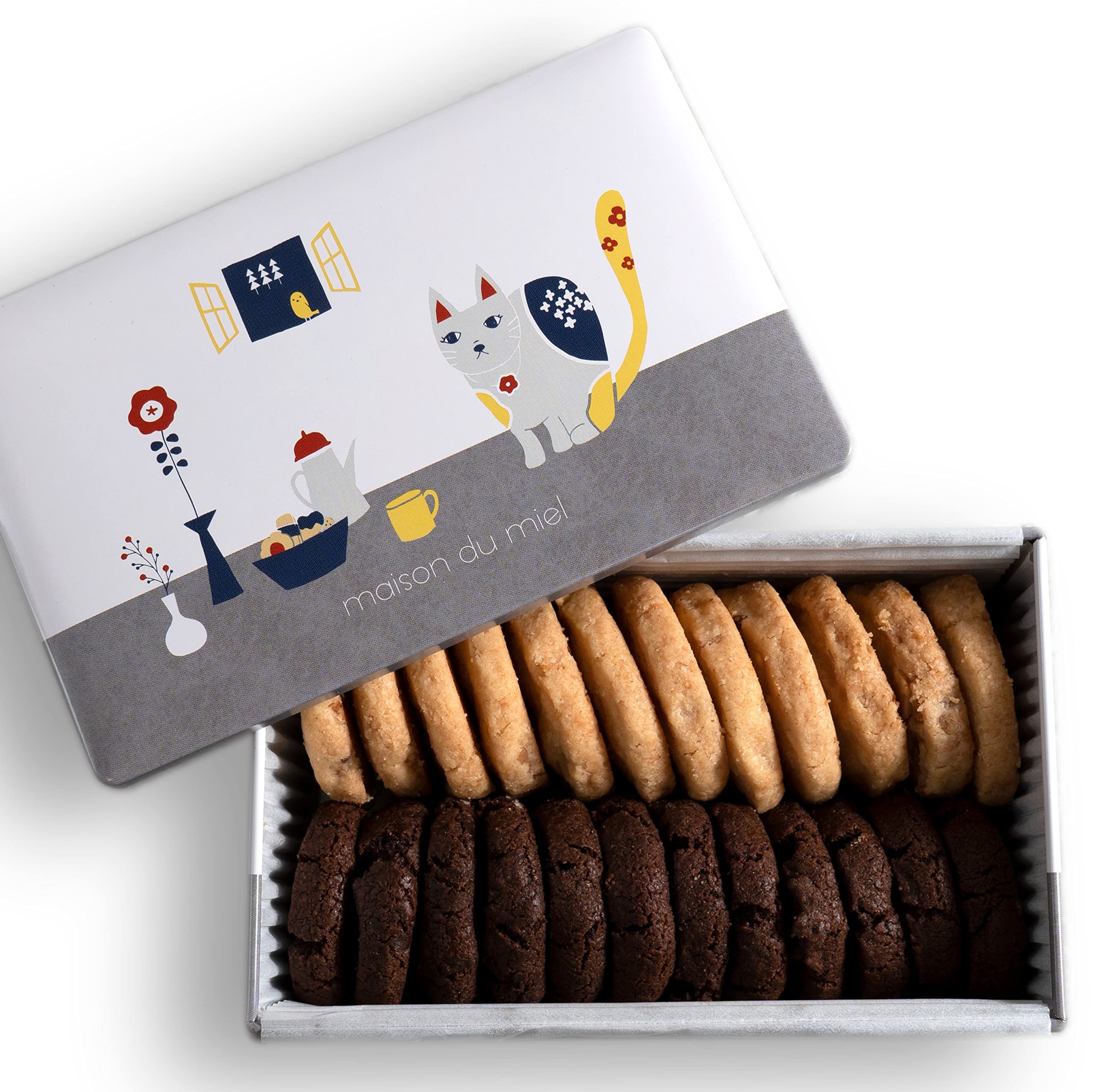 Cookie Cookie Sable White Day (Maison Dumiel) Sweets, Snacks, Tin, Gift, Assortment, Luxury, Cat, Cat-shaped Tin, Valentine s Day,
Cookie Cookie Sable White Day (Maison Dumiel) Sweets, Snacks, Tin, Gift, Assortment, Luxury, Cat, Cat-shaped Tin, Valentine s Day,