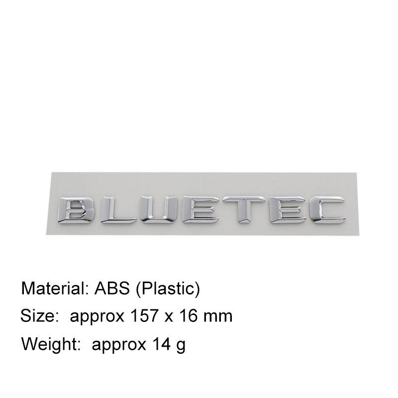 3D Premium ABS BLUETEC Letter Sticker Tail Bumper Badge Auto Rear Trunk Emblem Accessories Exterior Decoration jian-chrome
3D Premium ABS BLUETEC Letter Sticker Tail Bumper Badge Auto Rear Trunk Emblem Accessories Exterior Decoration jian-chrome