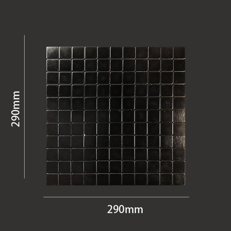 Black Metal Mosaic Peel and Stick Tile Self Adhesive Backsplash Modern Small Particle Aluminum Plastic Wall Panels Home Decor
Black Metal Mosaic Peel and Stick Tile Self Adhesive Backsplash Modern Small Particle Aluminum Plastic Wall Panels Home Decor