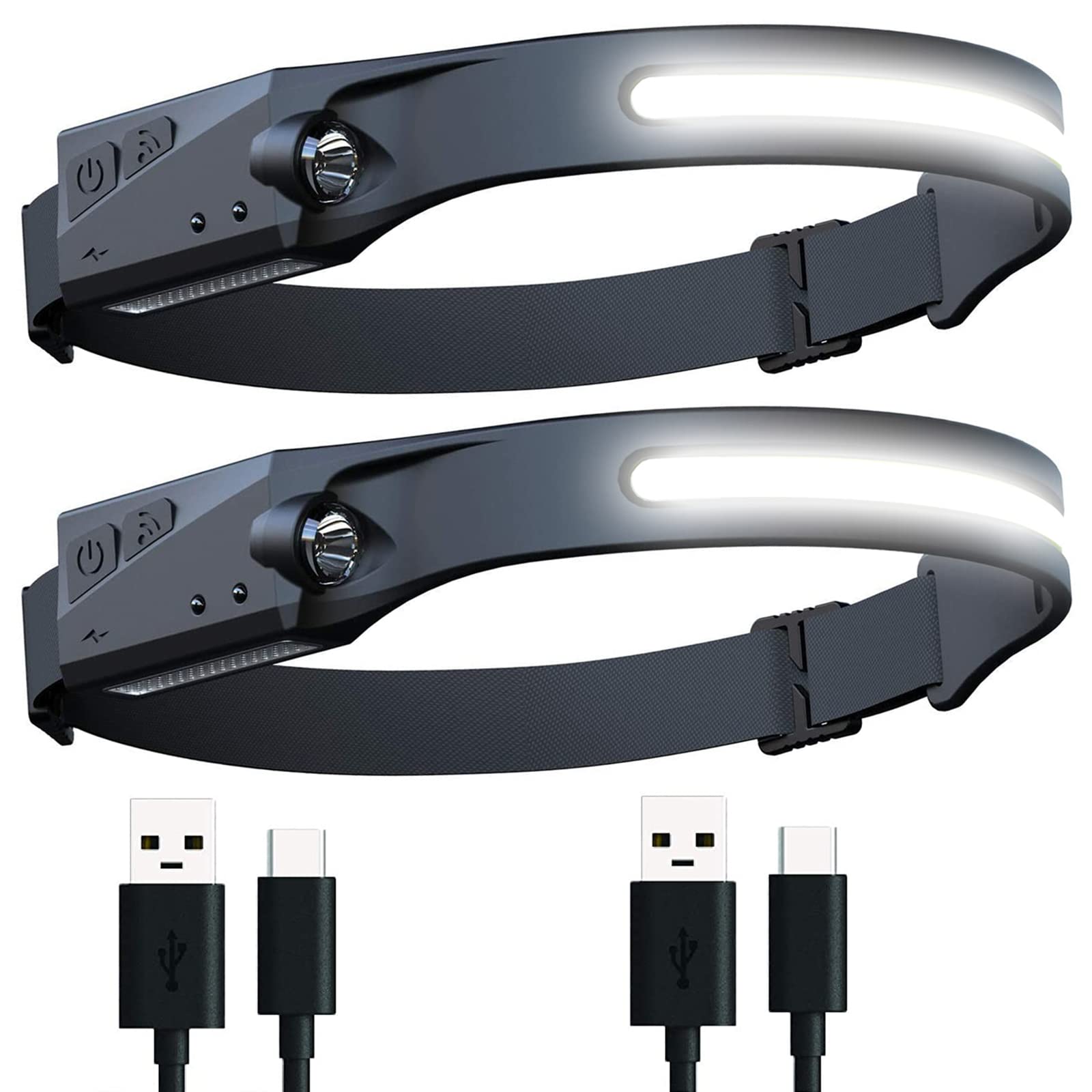 of Rechargeable LED Headlamp with USB Dual Light 5 Lighting High IPX4 Waterproof and 1200mAh High Up to 8 Hours of SOS Ideal for and Emergency Outages
of Rechargeable LED Headlamp with USB Dual Light 5 Lighting High IPX4 Waterproof and 1200mAh High Up to 8 Hours of SOS Ideal for and Emergency Outages