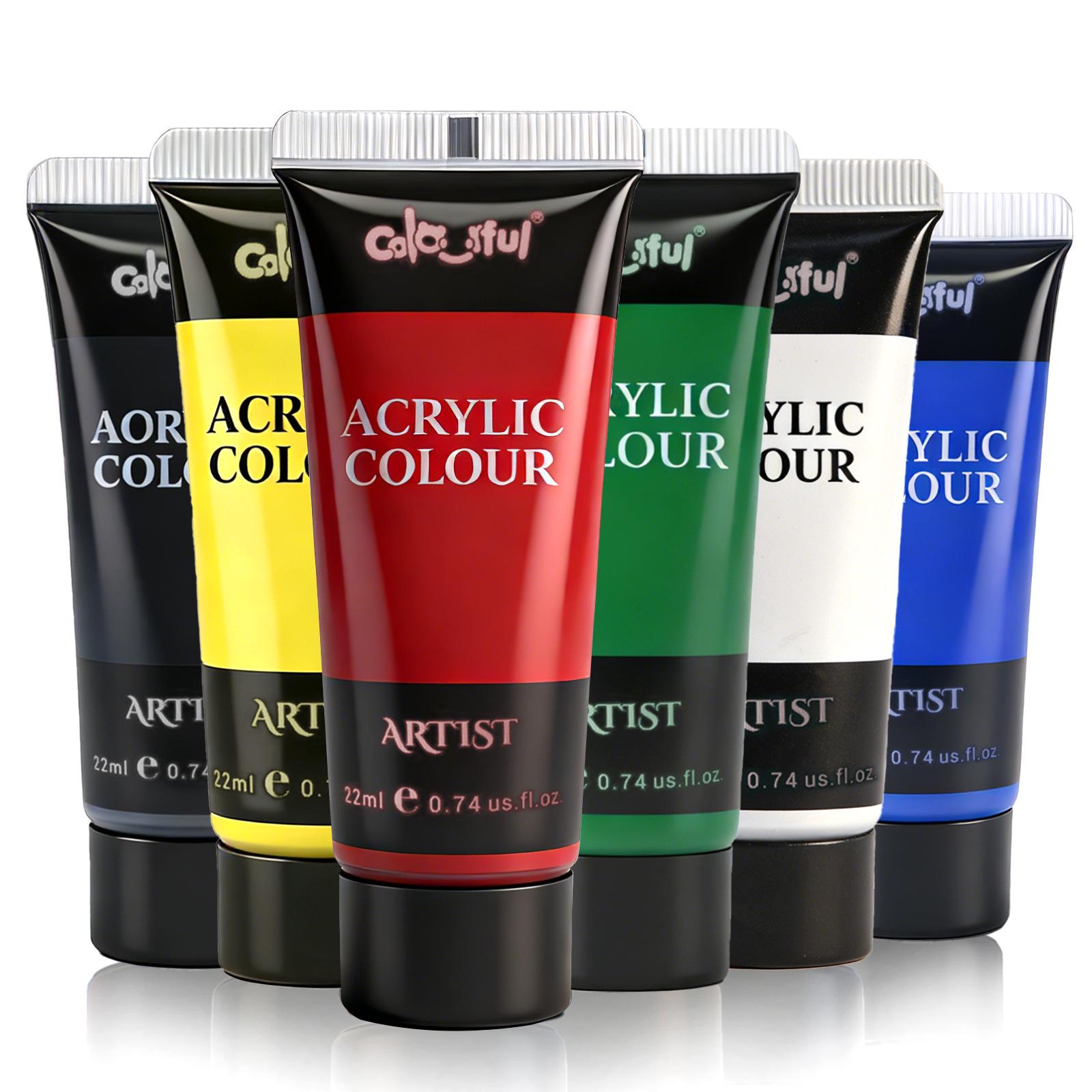 6-Color 22ML Fluorescent Acrylic Paints for Eye-Catching Hand and Wall Painting
6-Color 22ML Fluorescent Acrylic Paints for Eye-Catching Hand and Wall Painting