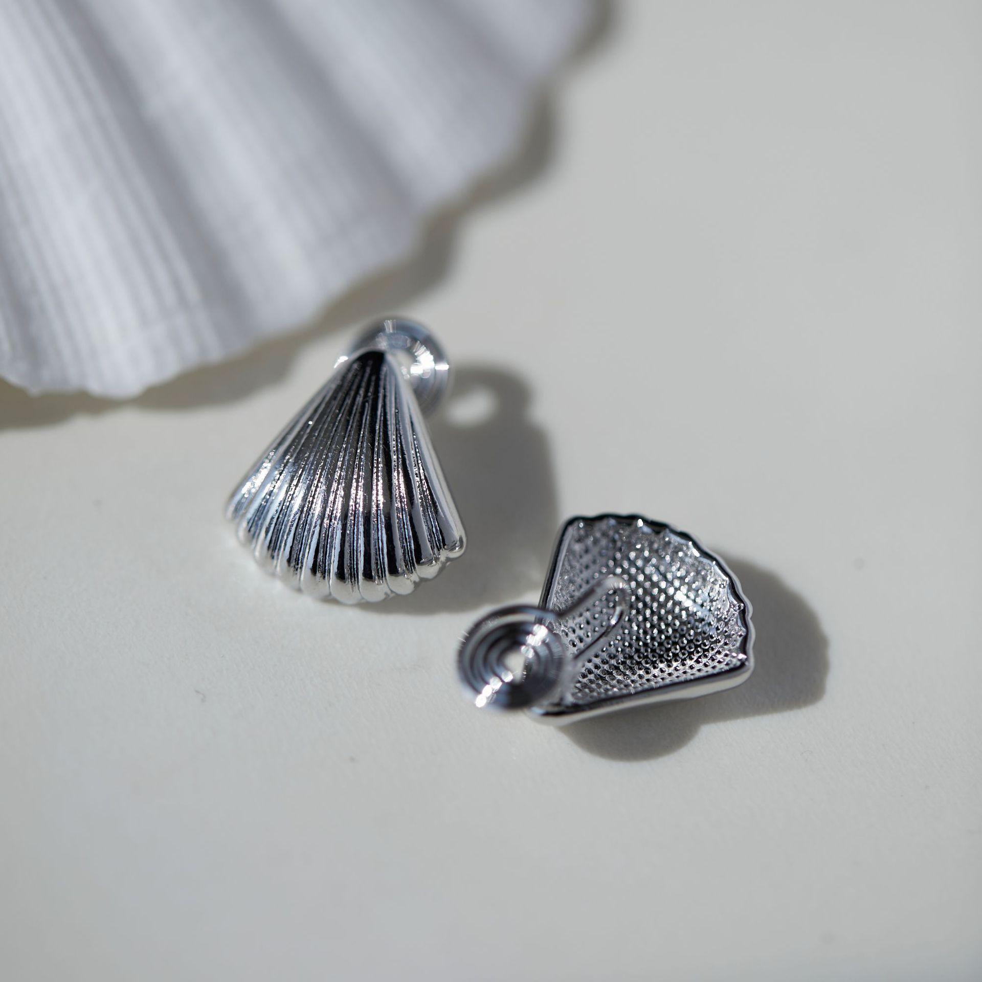 Серьги-зажимы для ушей с москитной сеткой, золотые серьги-ракушки без пирсинга, винтажные серьги для женщин