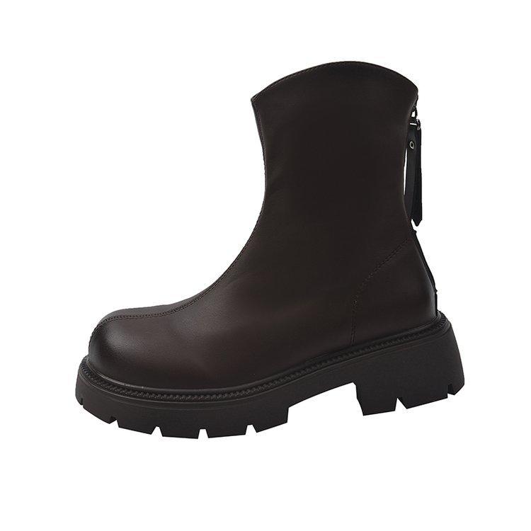 Brown short boots women s new autumn new versatile casual rear zipper women s boots thick-soled Martin boots thin cigarette boots 40 коричневый
Brown short boots women s new autumn new versatile casual rear zipper women s boots thick-soled Martin boots thin cigarette boots 40 коричневый